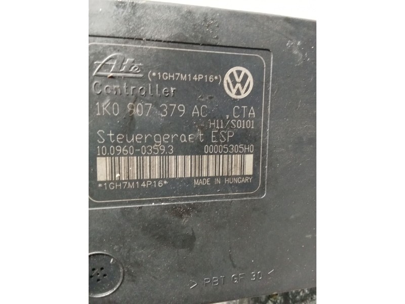 Recambio de abs para volkswagen eos (1f7, 1f8) 2.0 fsi referencia OEM IAM 1K0614517AF 10020602414 1K0907379AC 10096003593 ATE