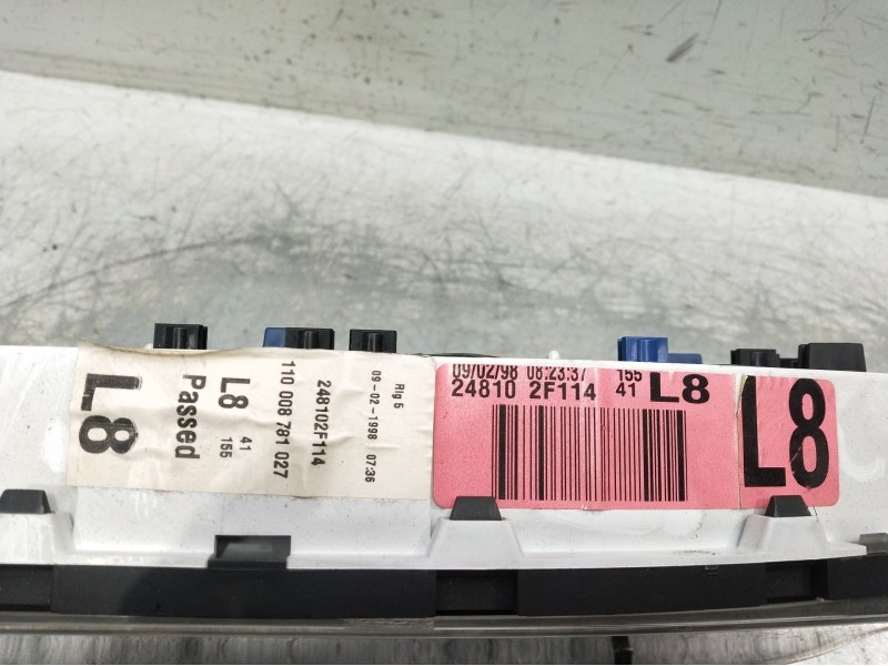 Recambio de cuadro instrumentos para nissan primera hatchback (p11) 1.6 16v referencia OEM IAM 248102f114 110008781027 