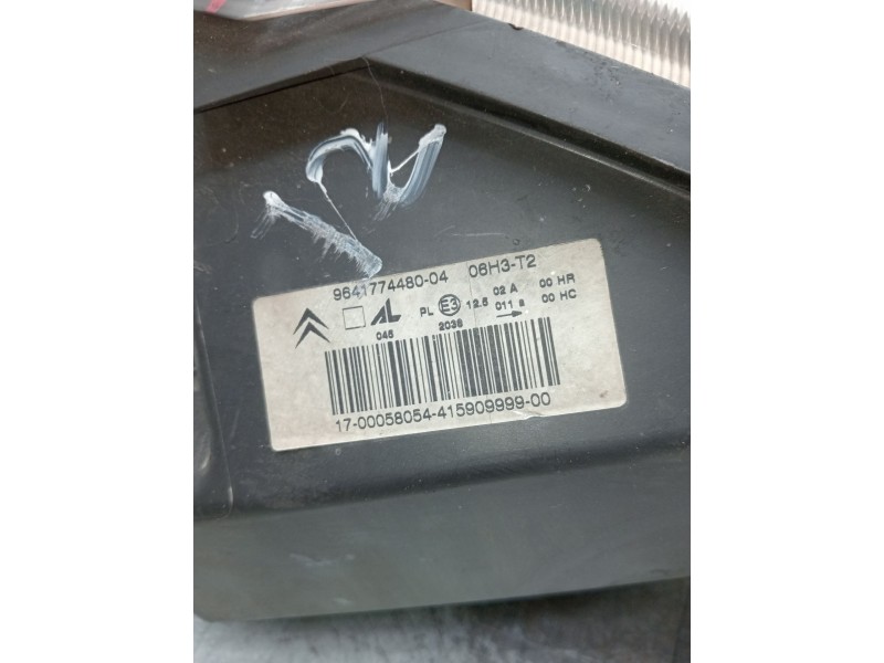 Recambio de faro izquierdo para citroën c3 pluriel (hb_) 1.6 referencia OEM IAM 964177448004  
