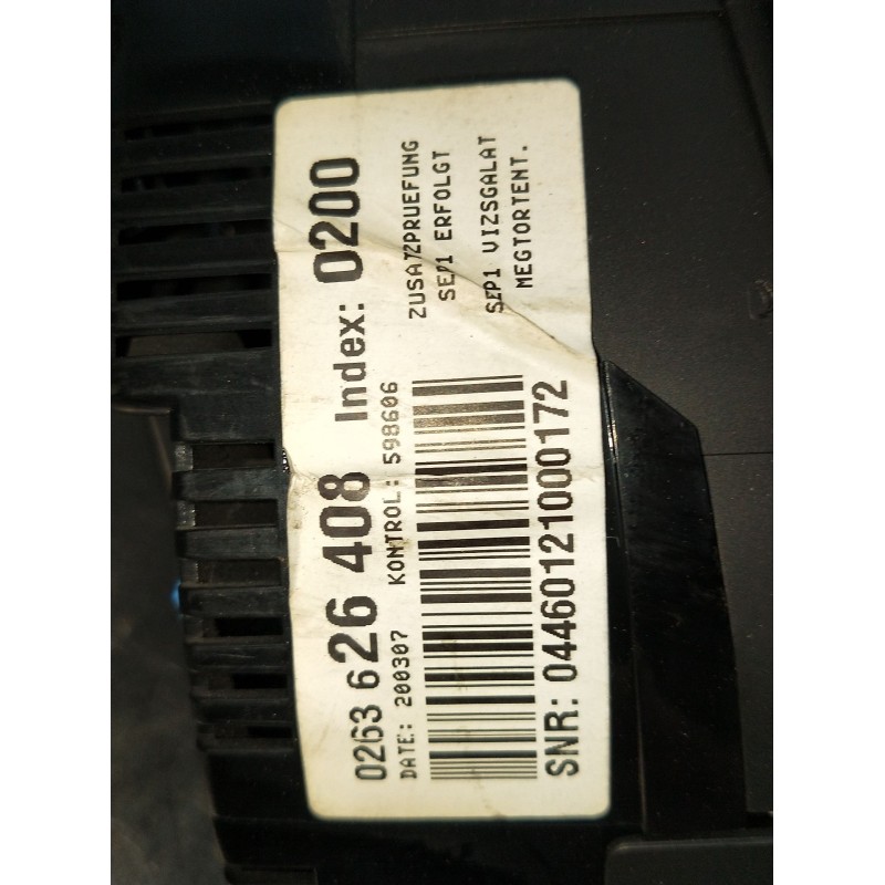 Recambio de cuadro instrumentos para audi a4 b7 (8ec) 2.0 tdi 16v referencia OEM IAM 0263626408 8E0920901H 1036901830