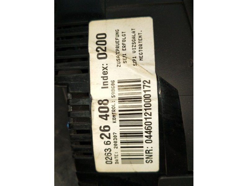 Recambio de cuadro instrumentos para audi a4 b7 (8ec) 2.0 tdi 16v referencia OEM IAM 0263626408 8E0920901H 1036901830