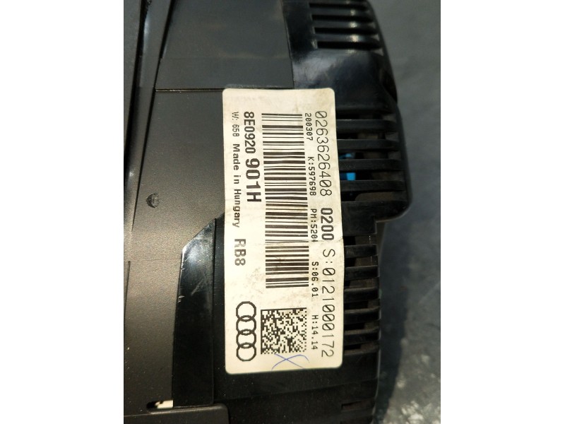 Recambio de cuadro instrumentos para audi a4 b7 (8ec) 2.0 tdi 16v referencia OEM IAM 0263626408 8E0920901H 1036901830