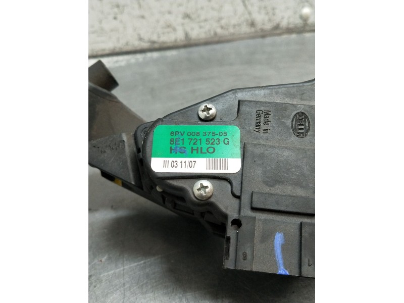 Recambio de potenciometro pedal para audi a4 b7 (8ec) 2.0 tdi 16v referencia OEM IAM 6PV00837505 8E1721523G 