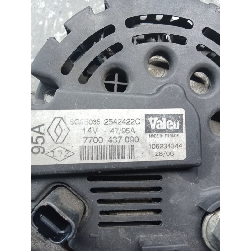 Recambio de alternador para renault clio ii (bb_, cb_) 1.2 16v (bb05, bb0w, bb11, bb27, bb2t, bb2u, bb2v, cb05,... referencia OE
