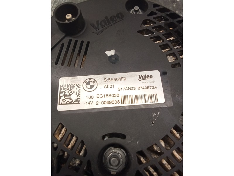 Recambio de alternador para bmw x1/ix1 u11 x1 sdrive18d referencia OEM IAM S17AN23 2740573A  VALEO