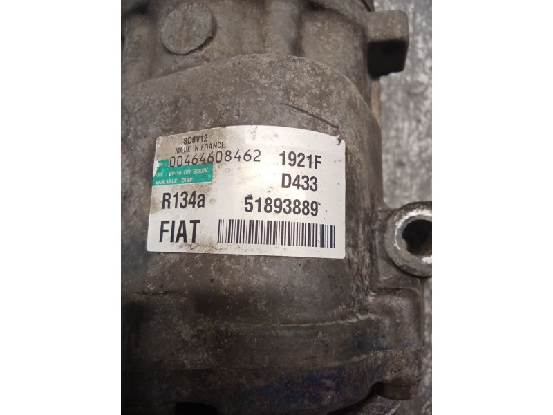 Recambio de compresor aire acondicionado para citroën nemo furgoneta/monovolumen (aa_) 1.3 hdi 75 referencia OEM IAM 51893889  