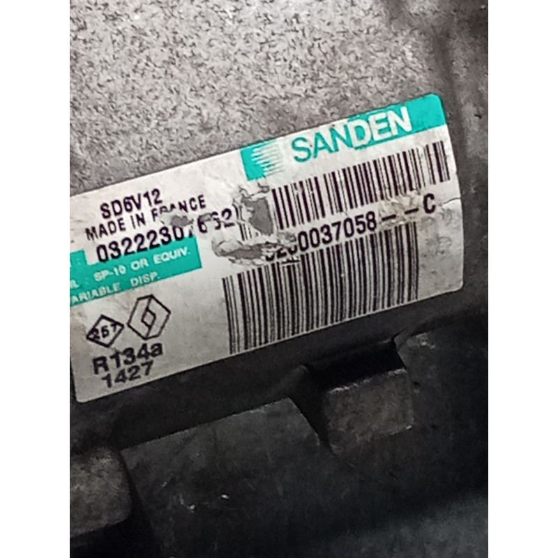 Recambio de compresor aire acondicionado para renault clio ii (bb_, cb_) 1.2 16v (bb05, bb0w, bb11, bb27, bb2t, bb2u, bb2v, cb05