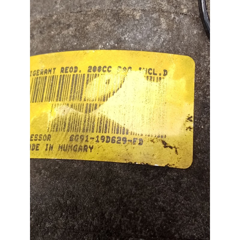 Recambio de compresor aire acondicionado para land rover freelander 2 (l359) 2.2 td4 4x4 referencia OEM IAM 6G9119D629FD  