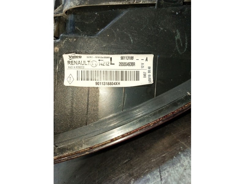 Recambio de piloto trasero izquierdo para dacia sandero ii tce 90 (b8m1, b8ma) referencia OEM IAM 265554938R 9011318804XH 