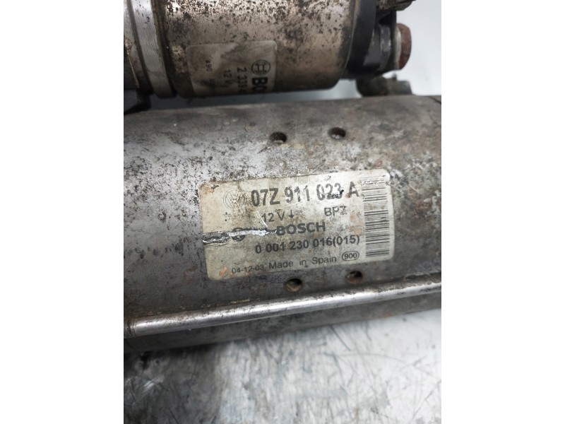 Recambio de motor arranque para volkswagen phaeton (3d2/3d8) tdi v10 (4 asientos) referencia OEM IAM 0001230016 BOSCH 