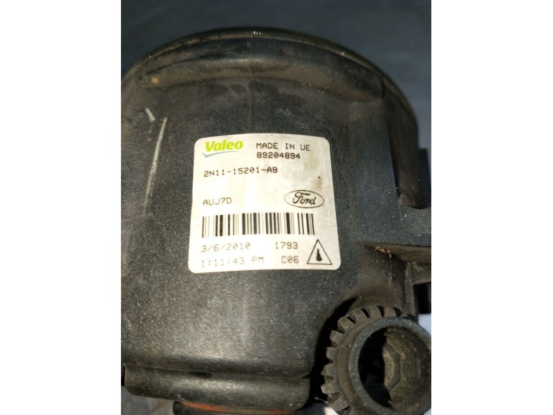 Recambio de faro antiniebla izquierdo para ford fiesta vi (cb1, ccn) 1.25 referencia OEM IAM 4550597 89204894 2N1115201AB