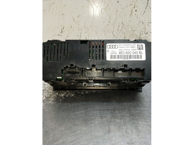 Recambio de mando calefaccion / aire acondicionado para audi a4 b7 (8ec) 2.0 tdi 16v referencia OEM IAM 8E0820043BL  