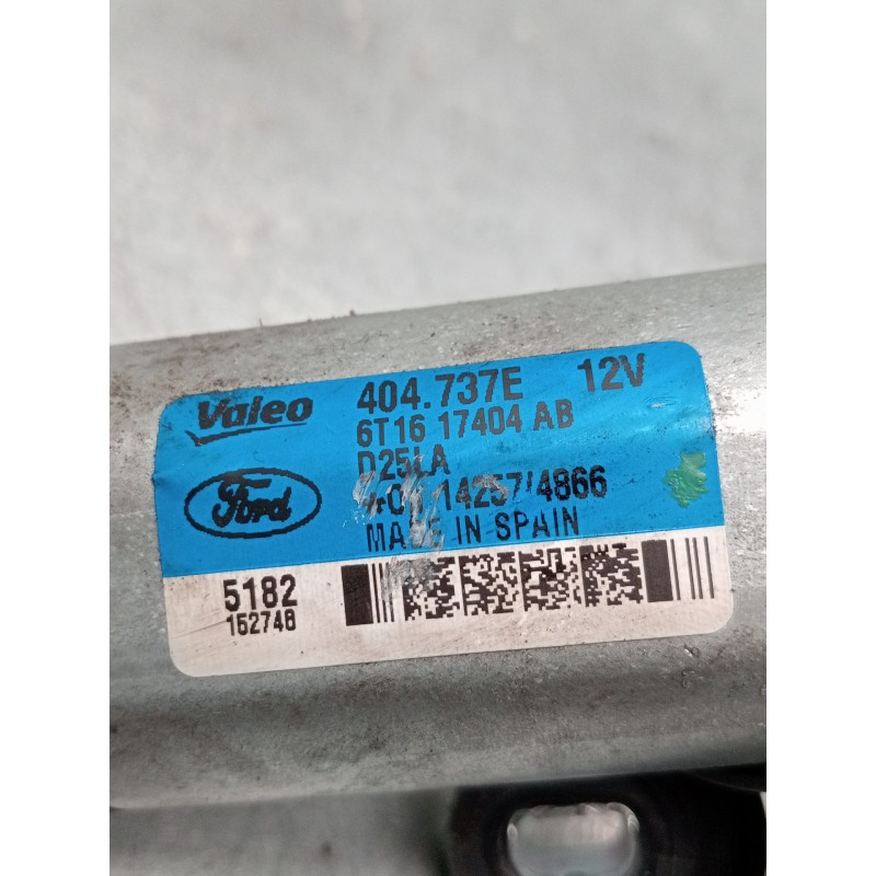 Recambio de motor limpia trasero para ford tourneo connect 1.8 tdci referencia OEM IAM 404737E 6T1617404AB IZQUIERDO
