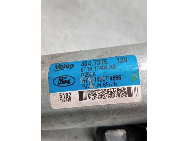 Recambio de motor limpia trasero para ford tourneo connect 1.8 tdci referencia OEM IAM 404737E 6T1617404AB IZQUIERDO