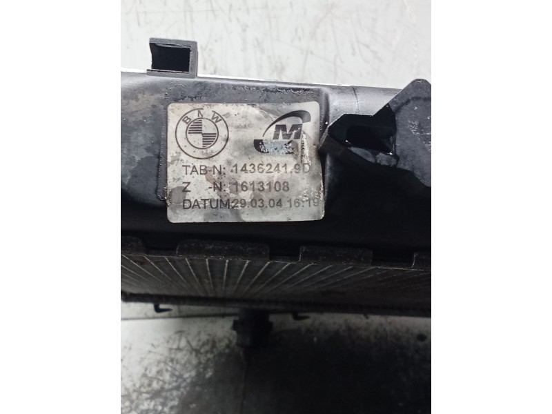 Recambio de radiador agua para bmw 3 compact (e46) 318 td referencia OEM IAM 14362419D  