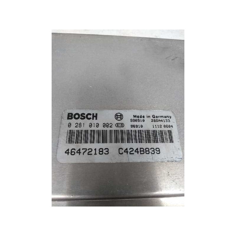 Recambio de centralita motor uce para lancia lybra berlina 1.9 jtd cat referencia OEM IAM 0281010002 46472183 C424B839