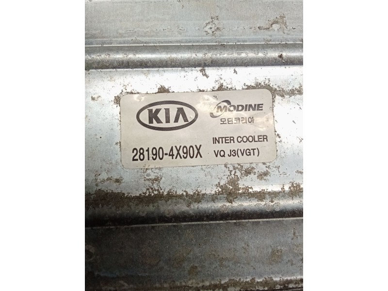 Recambio de intercooler para kia carnival / grand carnival iii (vq) 2.9 crdi referencia OEM IAM 281904X90X  