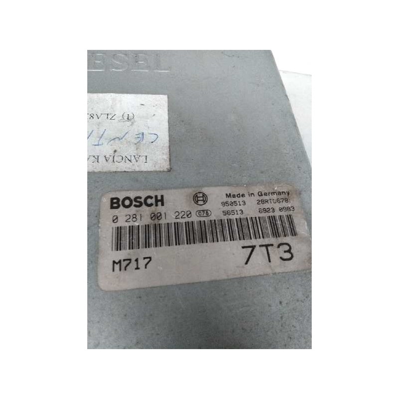 Recambio de centralita motor uce para lancia kappa berlina 2.4 turbodiesel referencia OEM IAM 0281001220 M717 7T3