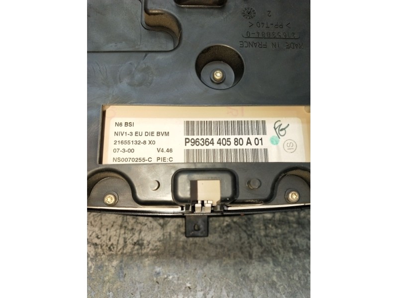 Recambio de cuadro instrumentos para citroën xsara (n1) 2.0 hdi 90 referencia OEM IAM 9636440580A01  