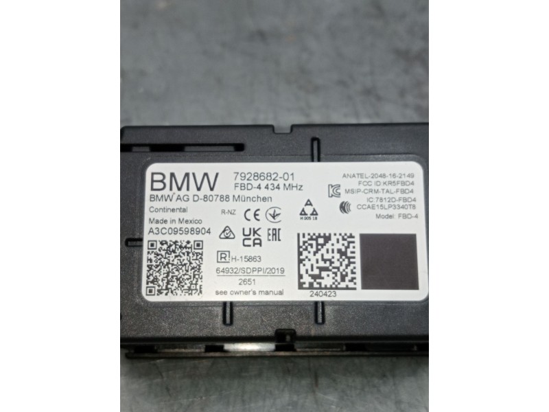 Recambio de modulo electronico para bmw x1/ix1 u11 x1 sdrive18d referencia OEM IAM a3c09598904 792868201 
