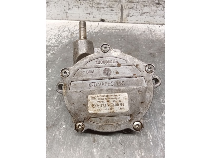 Recambio de depresor freno / bomba vacio para mercedes-benz clase c (w203) berlina referencia OEM IAM A2712300965   Recambio de depresor freno / bomba vacio para mercedes-benz clase c (w203) berlina referencia OEM IAM A2712300965