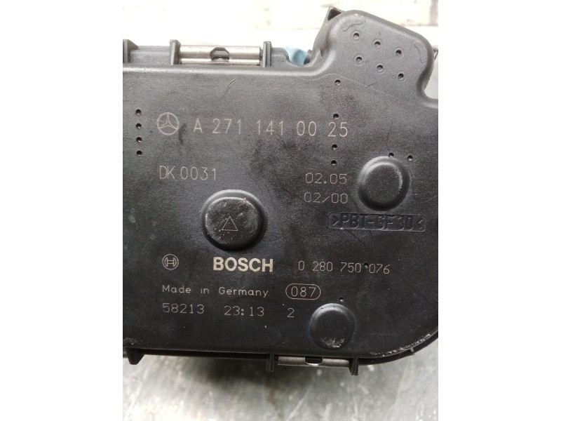 Recambio de caja mariposa para mercedes-benz clase c (w203) berlina referencia OEM IAM A2711410025 0280750076 BOSCH Recambio de caja mariposa para mercedes-benz clase c (w203) berlina referencia OEM IAM A2711410025 0280750076 BOSCH