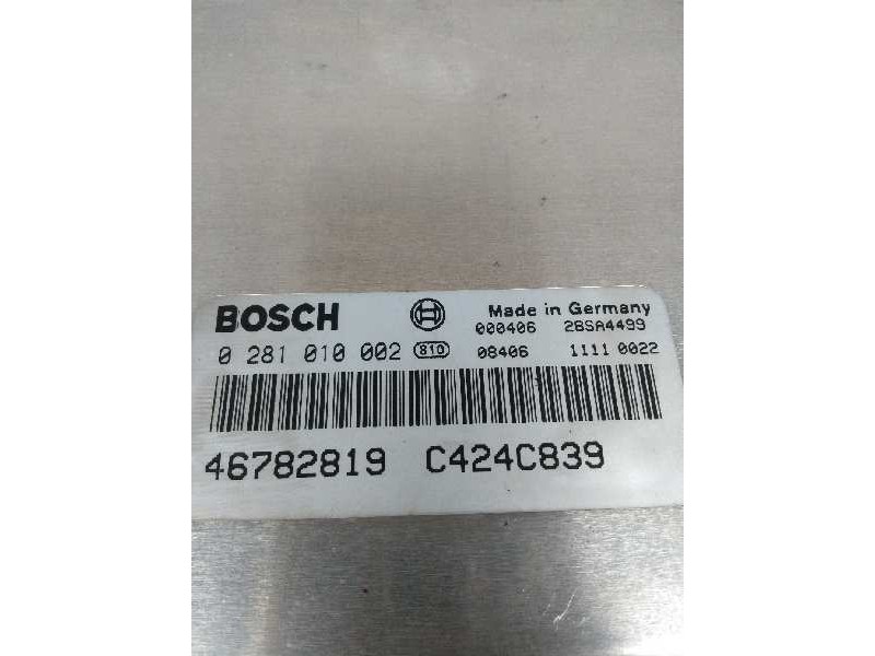 Recambio de centralita motor uce para lancia lybra berlina referencia OEM IAM 0281010002 46782819 C424C839 Recambio de centralita motor uce para lancia lybra berlina referencia OEM IAM 0281010002 46782819 C424C839