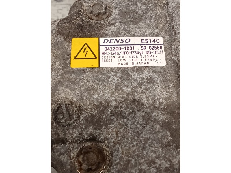 Recambio de compresor aire acondicionado para toyota auris (_e18_) 1.3 (nre180_) referencia OEM IAM 0422001031  