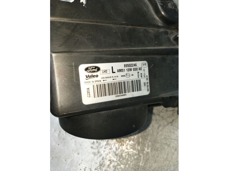 Recambio de faro izquierdo para ford c-max ii (dxa/cb7, dxa/ceu) 1.6 tdci referencia OEM IAM AM5113W030AE 89502246 