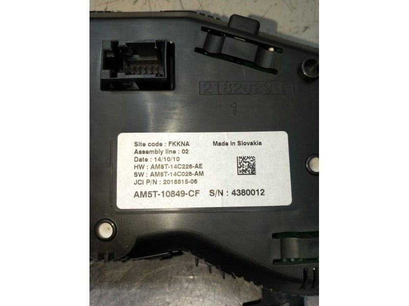 Recambio de cuadro instrumentos para ford c-max ii (dxa/cb7, dxa/ceu) 1.6 tdci referencia OEM IAM AM5T10849CF OJO VER FOTOS 