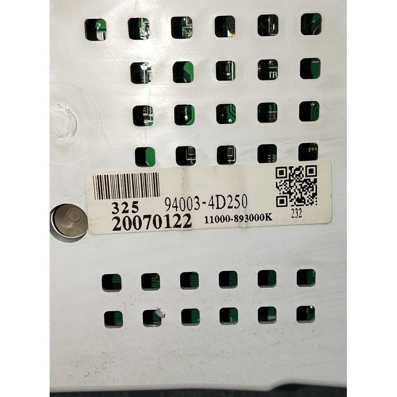 Recambio de cuadro instrumentos para kia carnival / grand carnival iii (vq) 2.9 crdi referencia OEM IAM 940034D250 20070122 