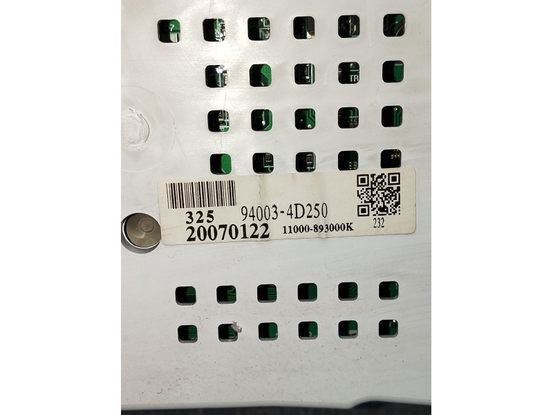 Recambio de cuadro instrumentos para kia carnival / grand carnival iii (vq) 2.9 crdi referencia OEM IAM 940034D250 20070122 