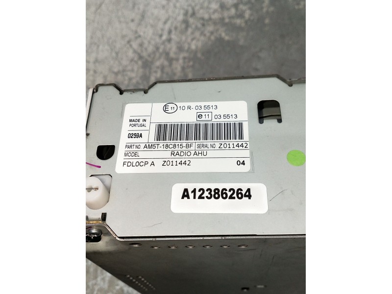 Recambio de sistema audio / radio cd para ford c-max ii (dxa/cb7, dxa/ceu) 1.6 tdci referencia OEM IAM AM5T18C815BF  
