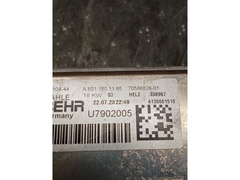 Recambio de enfriador aceite motor para mercedes-benz sprinter ii james cook (906) 2.1 cdi cat referencia OEM IAM C.MOTOR 651955
