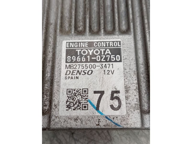 Recambio de centralita motor uce para toyota auris (_e18_) 1.3 (nre180_) referencia OEM IAM 896610z750 mb2755003471 