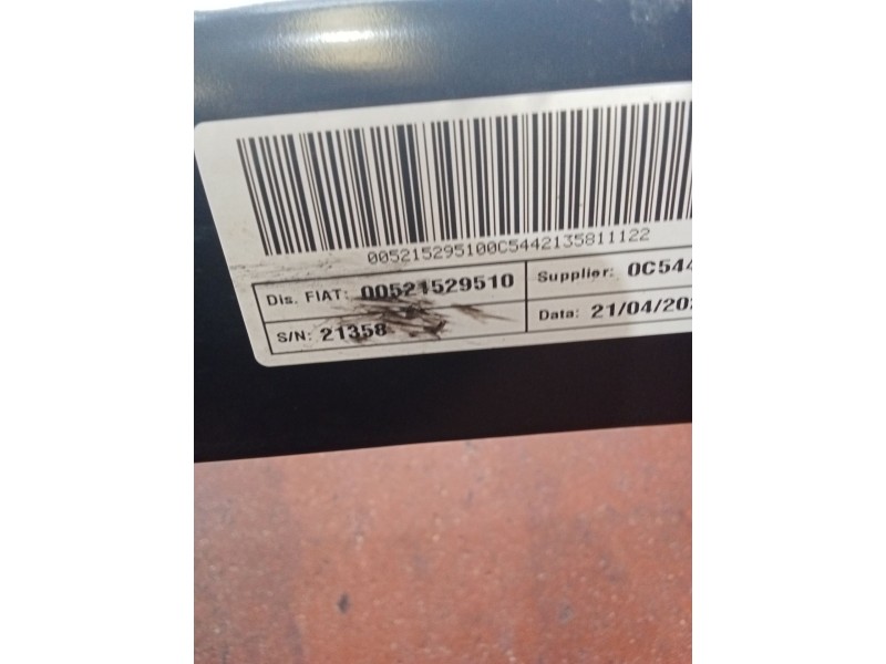 Recambio de puente trasero para fiat 500 312 1.0 hybrid referencia OEM IAM 00521529510  TAMBOR/ABS