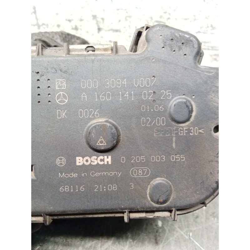 Recambio de caja mariposa para smart fortwo coupé (450) 0.7 (450.352, 450.332) referencia OEM IAM 0205003055 A1601410225 BOSCH