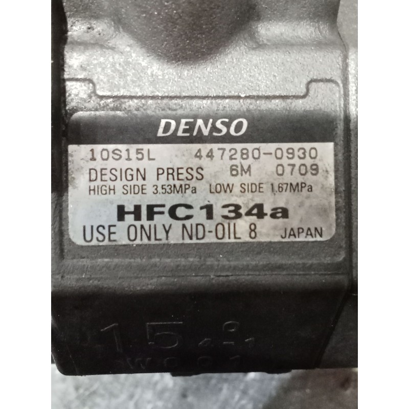 Recambio de compresor aire acondicionado para subaru legacy v (bm) 2.0 d awd (bmd) referencia OEM IAM 4472800930  