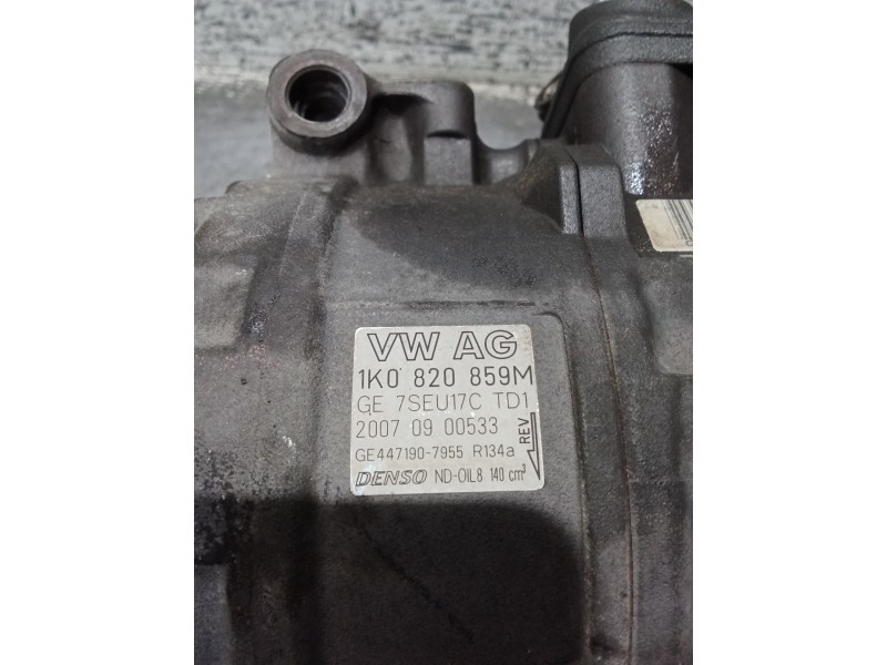 Recambio de compresor aire acondicionado para volkswagen eos (1f7, 1f8) 2.0 fsi referencia OEM IAM 1K0820859M  