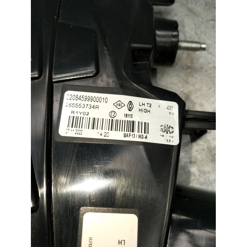 Recambio de piloto trasero izquierdo interior para renault captur ii (hf_) tce 140 (hfn0) referencia OEM IAM  265553734R 