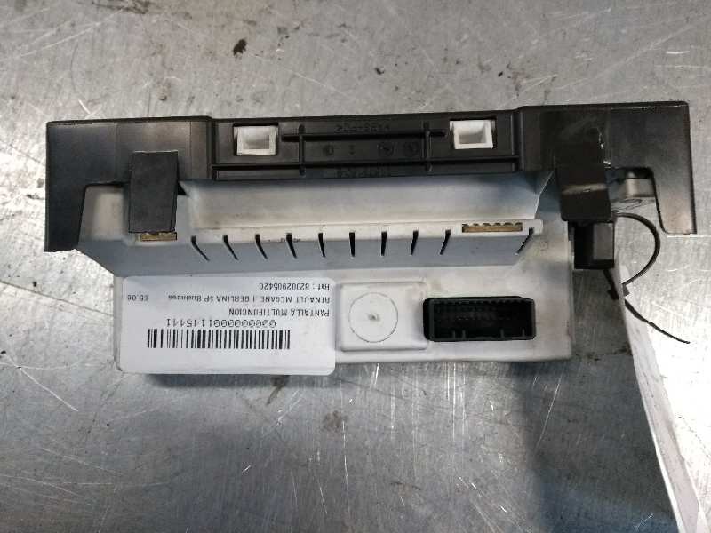 Recambio de pantalla multifuncion para renault megane ii berlina 5p business referencia OEM IAM 8200290542C  
