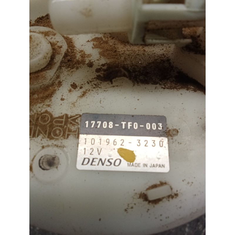 Recambio de bomba combustible para honda jazz iii (ge_, gg_, gp_, za_) 1.4 referencia OEM IAM 17708TF0003 1019623230 DENSO
