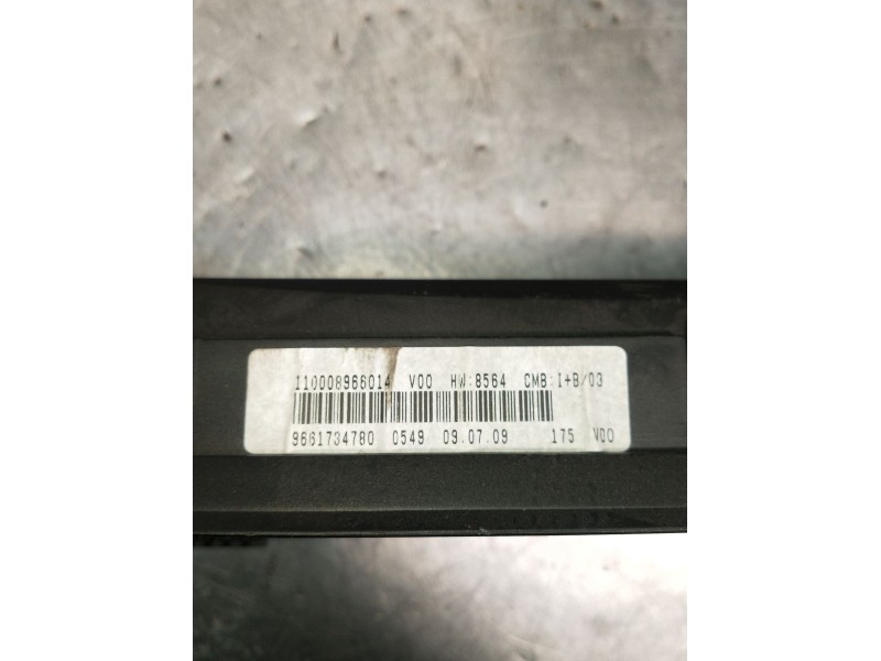 Recambio de cuadro instrumentos para citroën xsara picasso (n68) 1.6 hdi referencia OEM IAM 9661734780  