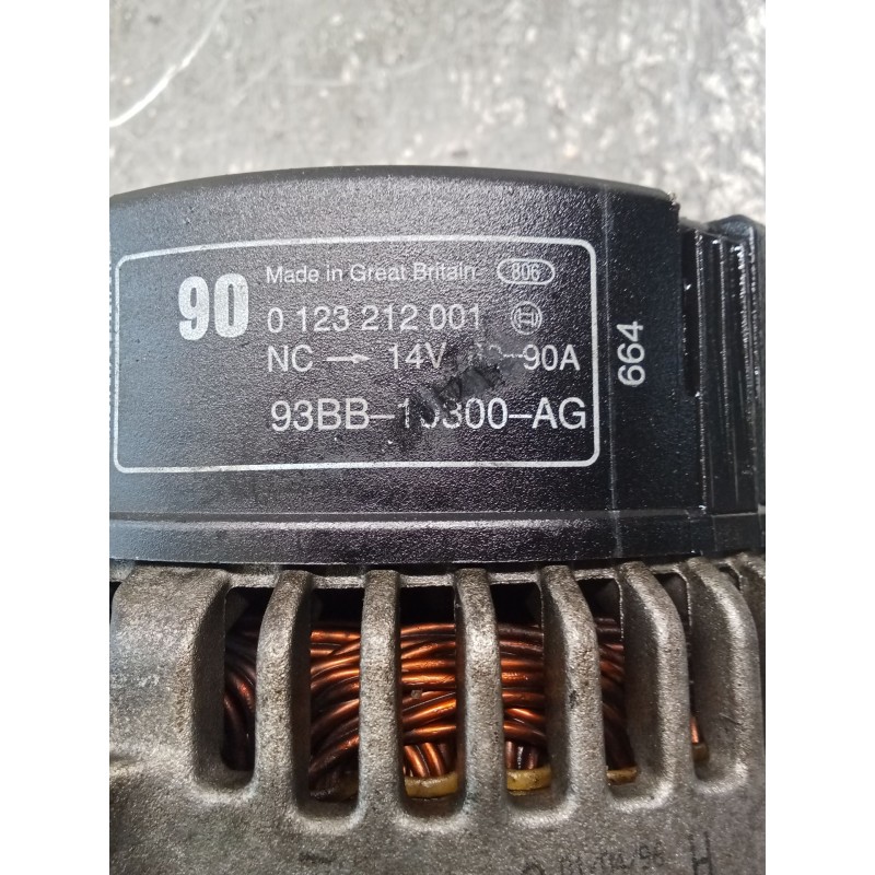 Recambio de alternador para ford mondeo i (gbp) 2.0 i 16v referencia OEM IAM 0123212001 93BB10300AG 