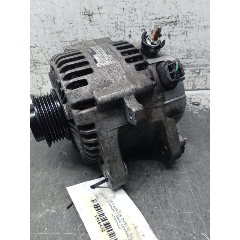 Recambio de alternador para kia carnival / grand carnival iii (vq) 2.9 crdi referencia OEM IAM 373004X900 021319221 