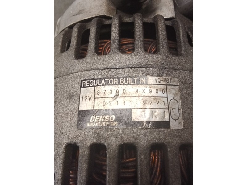 Recambio de alternador para kia carnival / grand carnival iii (vq) 2.9 crdi referencia OEM IAM 373004X900 021319221 