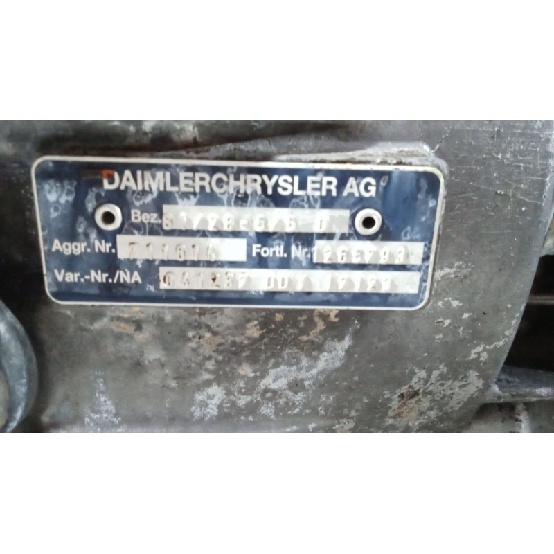 Recambio de caja cambios para volkswagen lt 28-46 ii caja/chasis (2dc, 2df, 2dg, 2dl, 2dm) 2.5 tdi referencia OEM IAM 711614 5v 