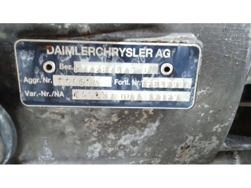 Recambio de caja cambios para volkswagen lt 28-46 ii caja/chasis (2dc, 2df, 2dg, 2dl, 2dm) 2.5 tdi referencia OEM IAM 711614 5v 