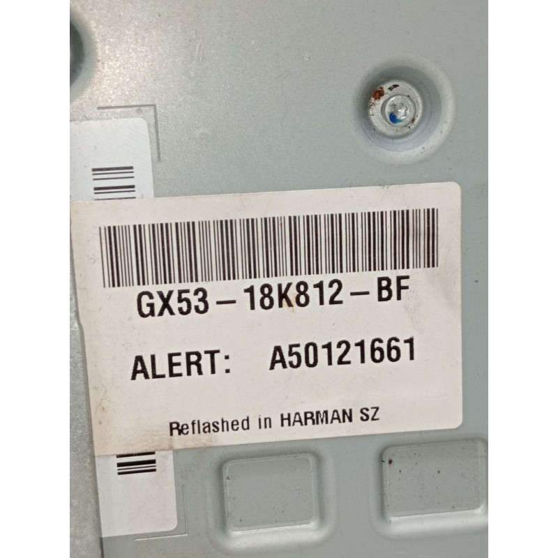 Recambio de sistema audio / radio cd para land rover range rover evoque (l538) 2.0 d 4x4 referencia OEM IAM gx5318k812bf a501216