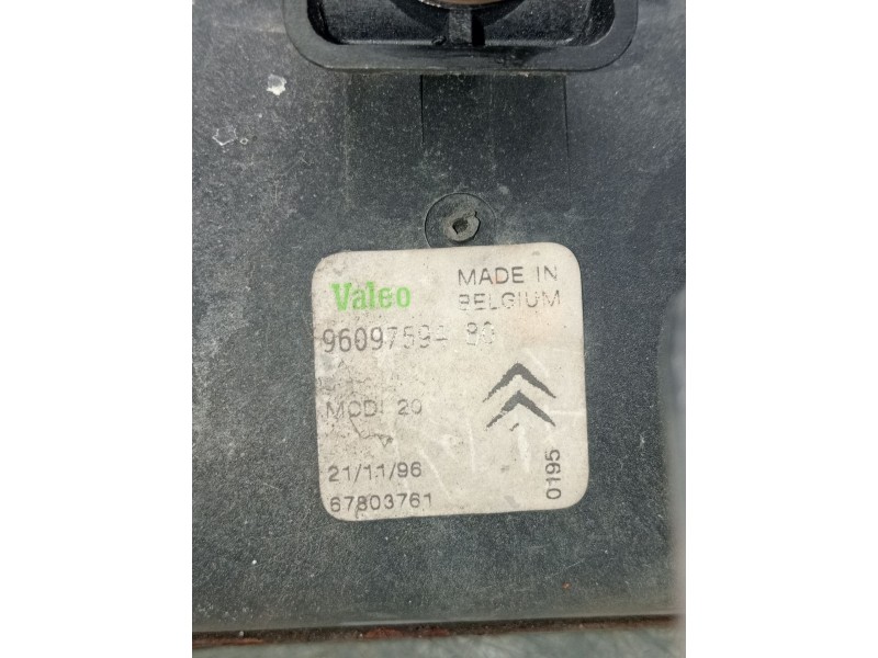 Recambio de faro antiniebla izquierdo para citroën zx (n2) 1.9 d referencia OEM IAM 9609759490  